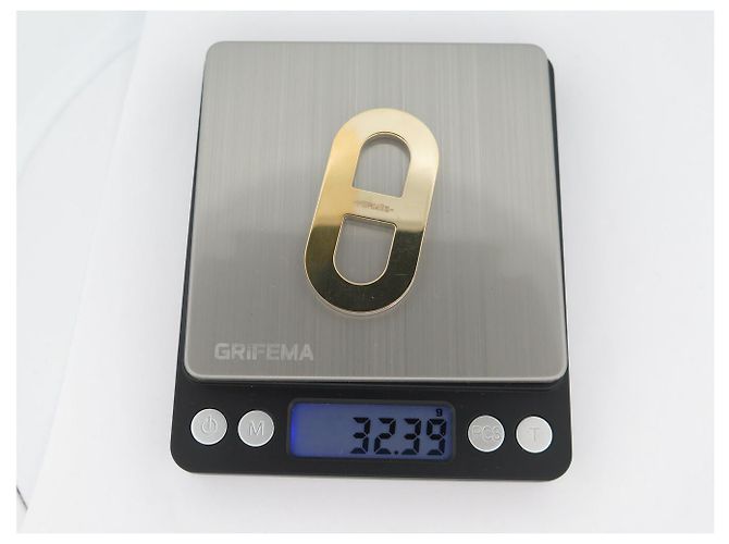 Ring Hermès ANELLO PER SCIARPA HERMES CATENA ANCORATA REVERSIBILE ORO ARGENTO - vista 5
