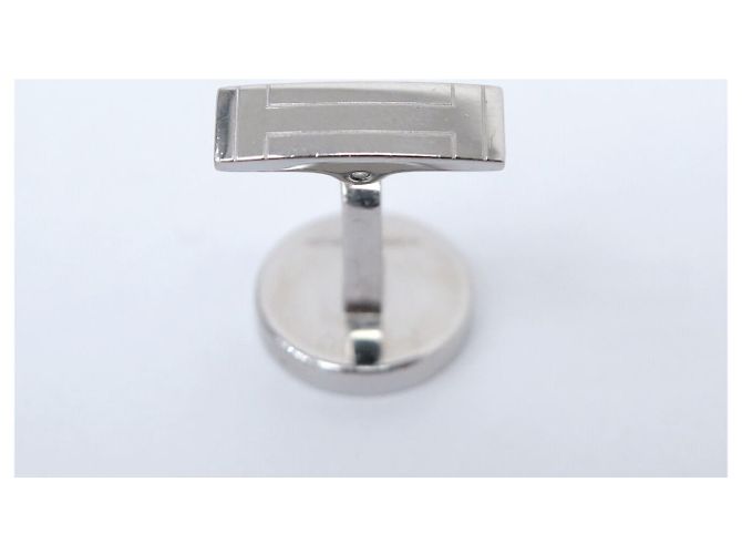 Hermès DOPPIETTE DI GEMELLI HERMES LICOL 2 H052056FP METALLO VERDE ARGENTO - vista 7