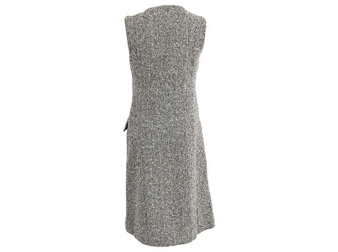 Abito Shift Marc Jacobs in Lana Grigia Grigio - vista 3