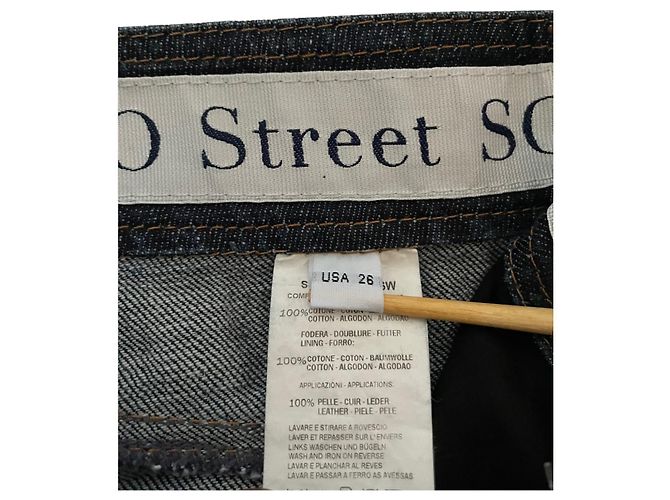 Jeans Rectos Cortos Ermanno Scervino – Scervino Street ✨ Azul - vista 5