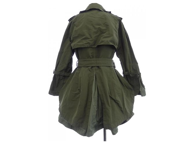 Abrigo Trench Moncler DURENNE Verde Caqui - vista 2