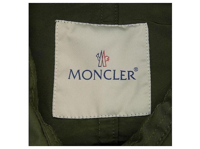 Abrigo Trench Moncler DURENNE Verde Caqui - vista 4