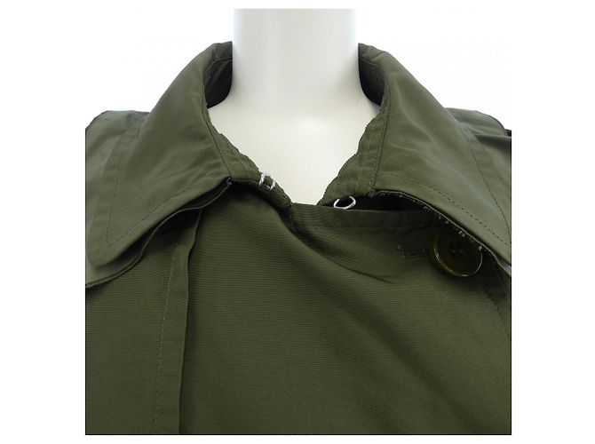 Abrigo Trench Moncler DURENNE Verde Caqui - vista 5
