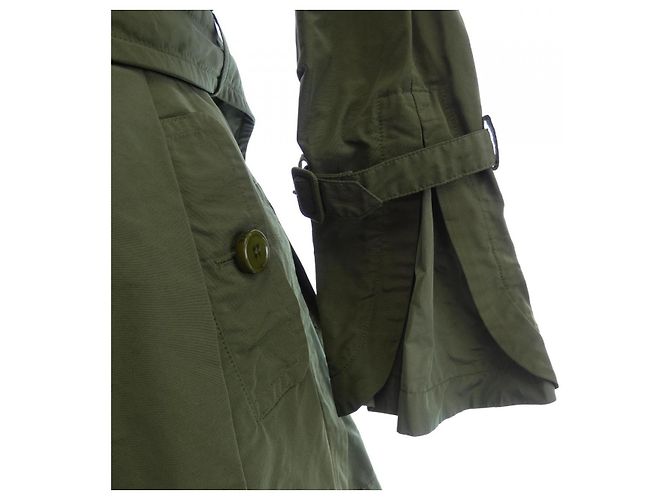 Abrigo Trench Moncler DURENNE Verde Caqui - vista 6