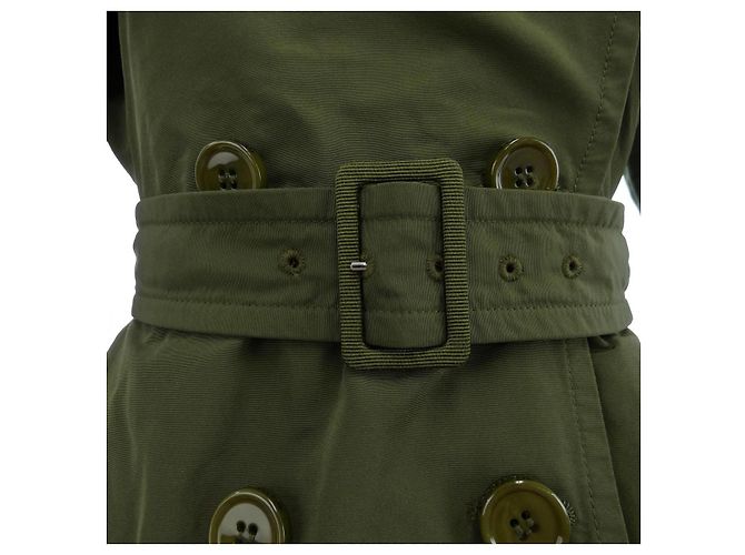 Abrigo Trench Moncler DURENNE Verde Caqui - vista 7