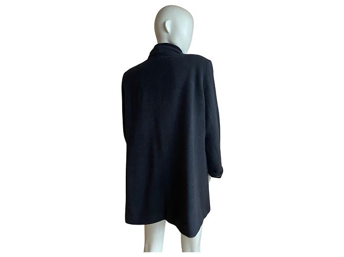 Autre Marque  Manteau long oversize en laine & cachemire – Un Jour Ailleurs Paris ✨ Noir - vue 6