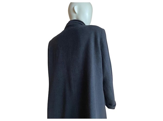 Autre Marque  Manteau long oversize en laine & cachemire – Un Jour Ailleurs Paris ✨ Noir - vue 7