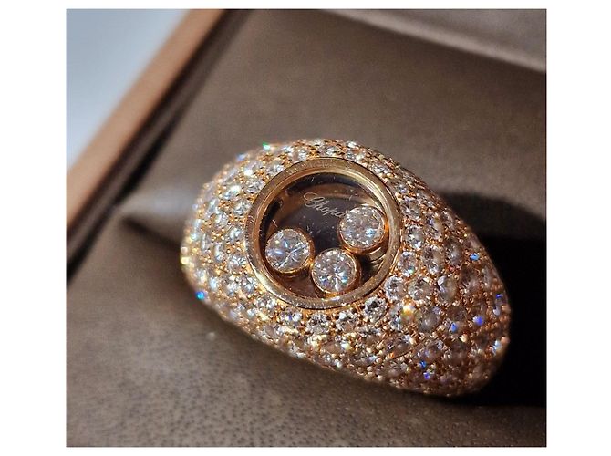 Chopard Halbbandring Happy Diamond Kollektion Golden - Ansicht 2