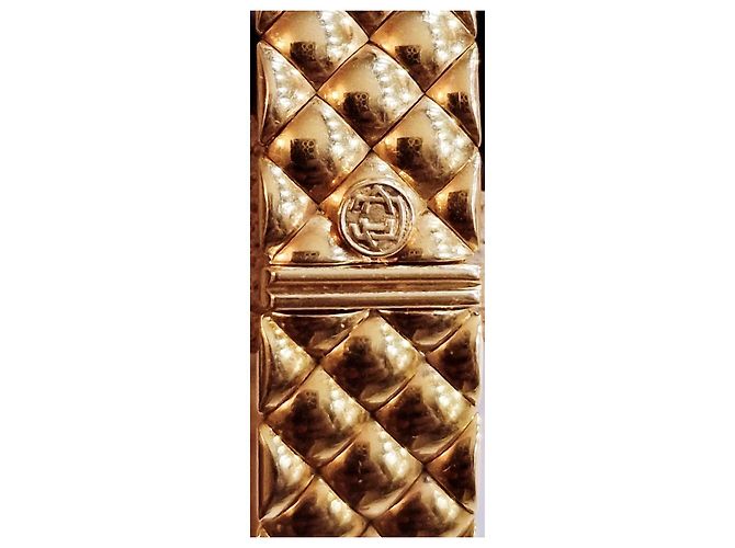 Van Cleef & Arpels Relógio de 18k cravejado de diamantes e safiras Dourado - vista 6