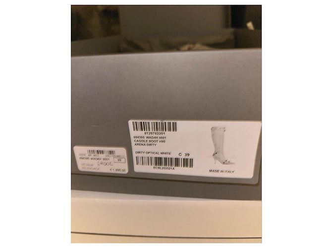 Botas altas Cagole de Balenciaga Blanco - vista 6