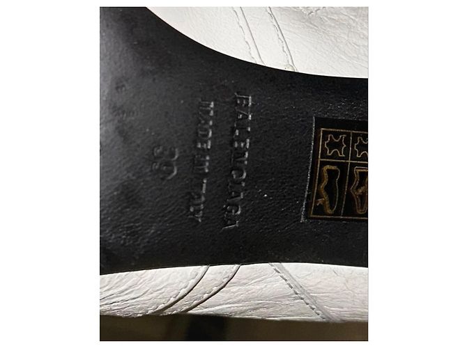 Botas altas Cagole de Balenciaga Blanco - vista 7