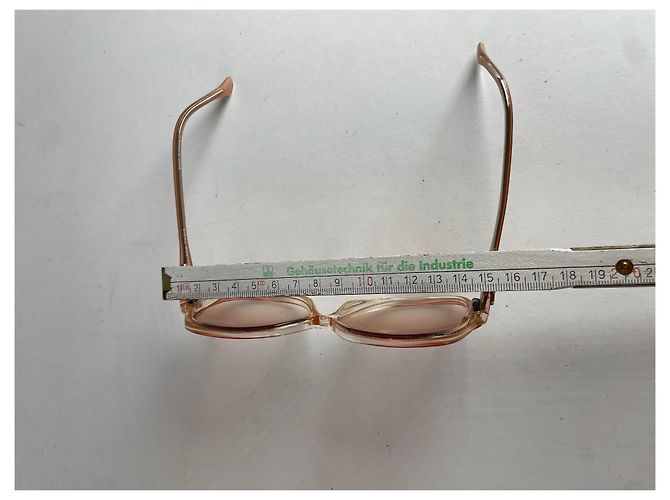 Vintage Balenciaga Übergroße Sonnenbrille Rot Orange - Ansicht 7