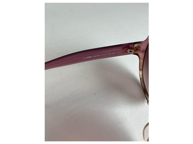 Vintage Loewe Madrid Übergroße Sonnenbrille Lila - Ansicht 6