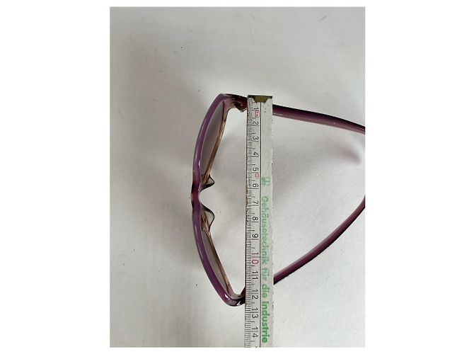 Vintage Loewe Madrid Übergroße Sonnenbrille Lila - Ansicht 7