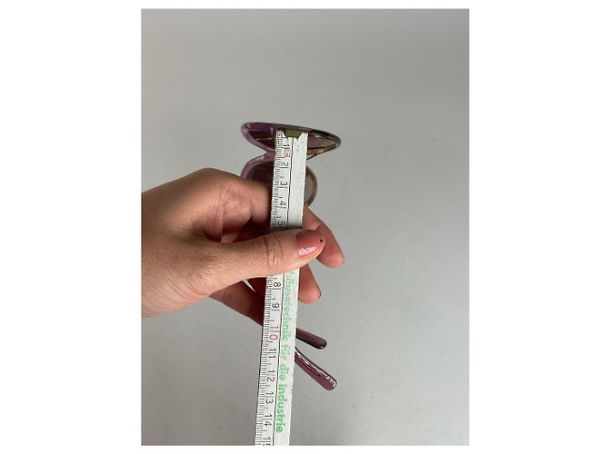 Vintage Loewe Madrid Übergroße Sonnenbrille Lila - Ansicht 8