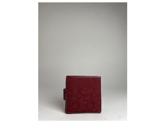 Céline Vintage Celine Paris C Monogram Burgundy Dark red - view 2
