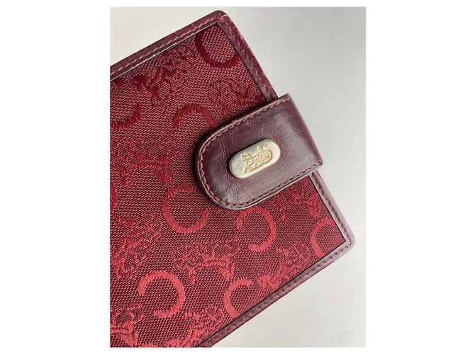 Céline Vintage Celine Paris C Monogram Burgundy Dark red - view 4