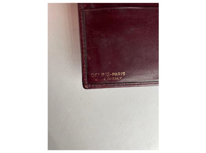 Céline Vintage Celine Paris C Monogram Burgundy Dark red - view 5
