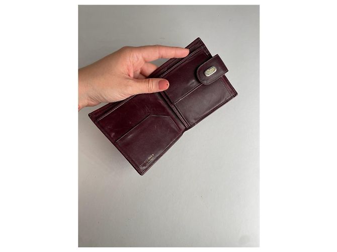 Céline Vintage Celine Paris C Monogram Burgundy Dark red - view 6