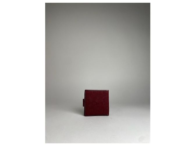 Céline Vintage Celine Paris C Monogram Burgundy Dark red - view 7