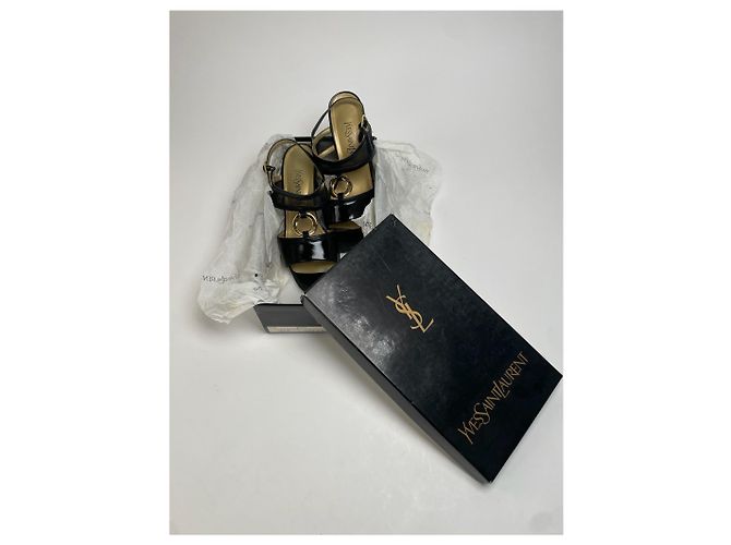 Vintage Yves Saint Laurent Lederpumps schwarz EU36,5 - Ansicht 2