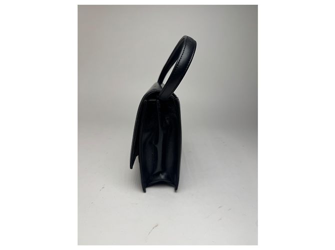Vintage Givenchy Ledertasche schwarz - Ansicht 9