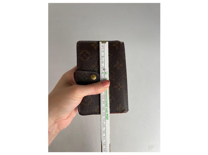 Vintage Louis Vuitton Leather Monogram Wallet Brown - view 9