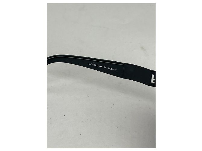 Occhiali da sole retro in metallo Fendi FF vintage neri Nero - vista 4
