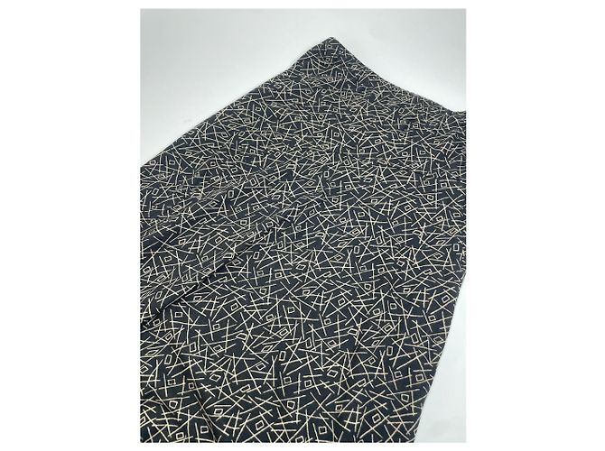 Comme Des Garcons Saia abstrata vintage Comme Des Garçons preta e dourada M Preto - vista 5