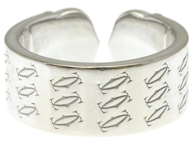Cartier C2 Diamantring Silber - Ansicht 3