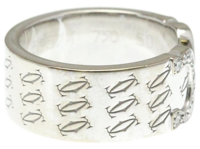 Cartier C2 Diamantring Silber - Ansicht 4