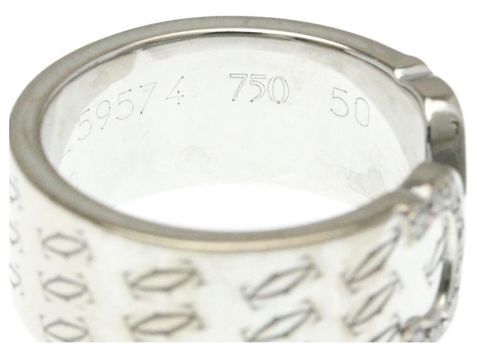 Cartier C2 Diamantring Silber - Ansicht 7