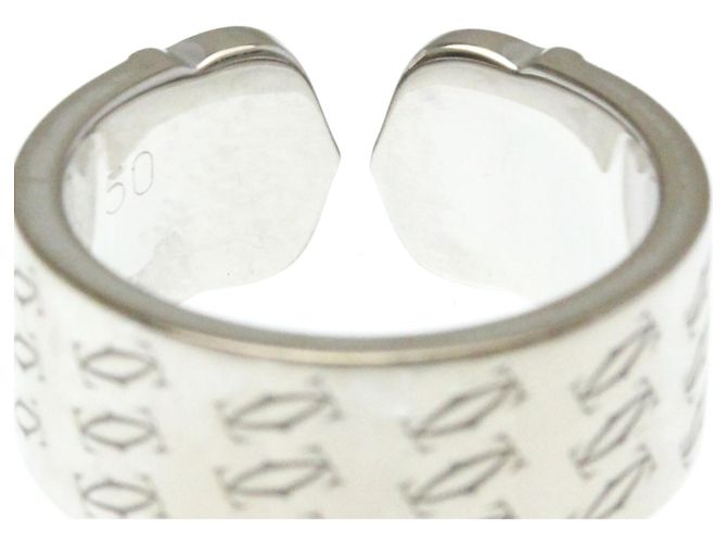 Cartier C2 Diamantring Silber - Ansicht 8