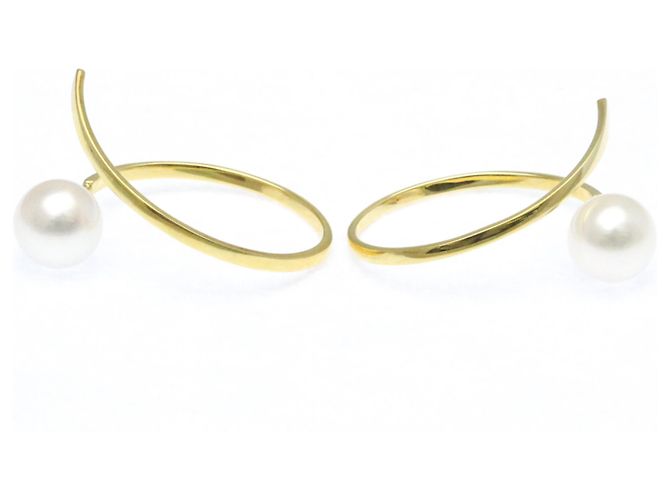 Orecchini in Perle Tasaki A Fine Balance D'oro - vista 8