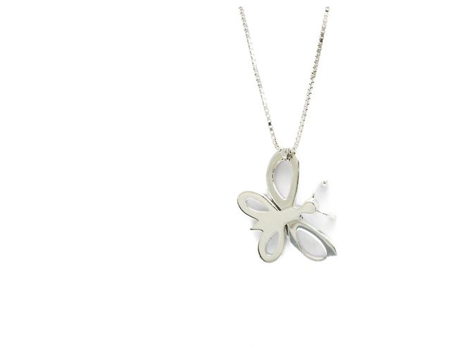Collana di Diamante Farfalla Gucci Argento - vista 2