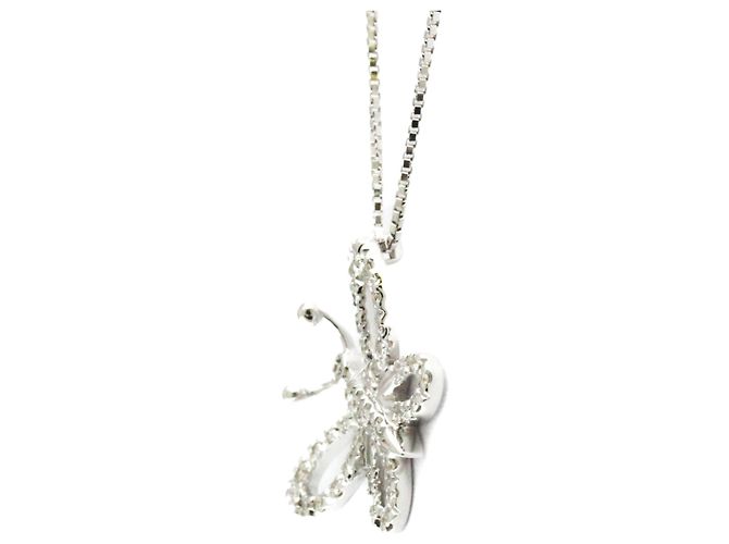 Collana di Diamante Farfalla Gucci Argento - vista 3