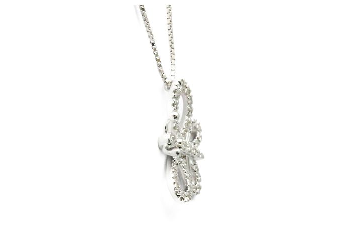 Collana di Diamante Farfalla Gucci Argento - vista 4