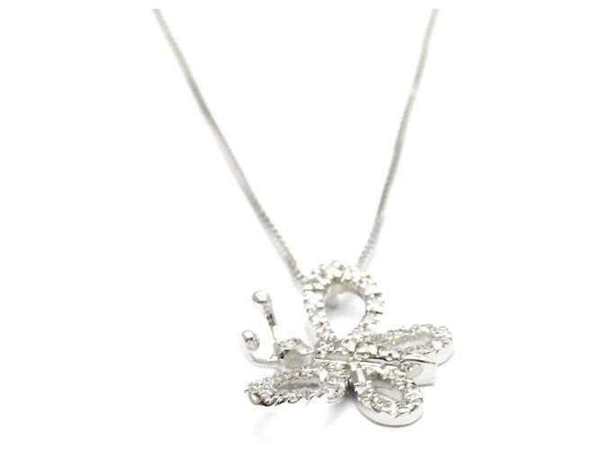 Collana di Diamante Farfalla Gucci Argento - vista 5