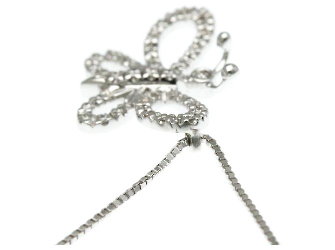 Collana di Diamante Farfalla Gucci Argento - vista 6