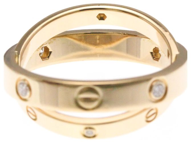 Cartier Be Love Diamantring Silber Golden - Ansicht 5