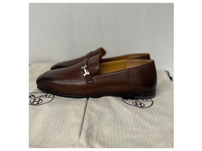 Hermès Giovanni Slipper Braun - Ansicht 2