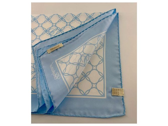 Sciarpa di lusso Chopard – 100% seta naturale (azzurro) Multicolore - vista 4