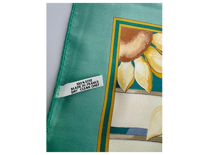 Chloé Paris: Gedichte in Seide – Vintage Blumen-Schal Mehrfarben - Ansicht 3