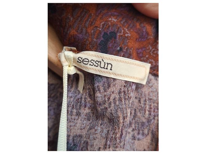 Sessun Vestido Largo Estampado Sessùn Multicolor - vista 7