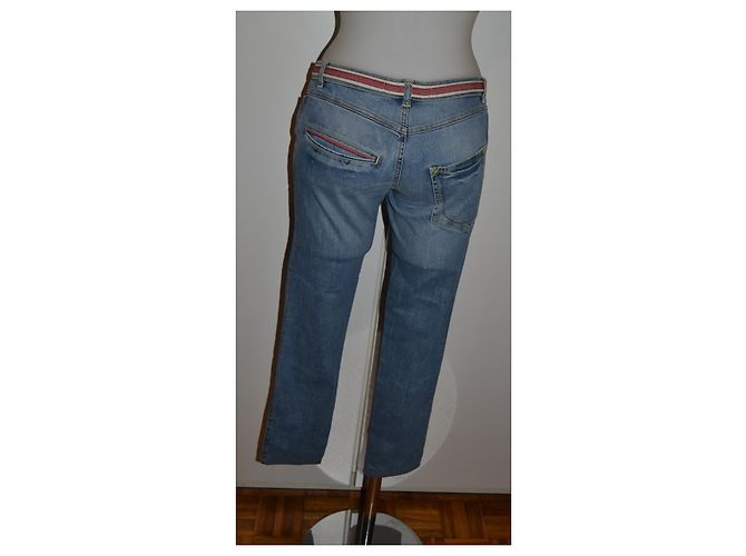 Vaqueros Ermanno Scervino Street Slim Azul Denim 40 IT - vista 2
