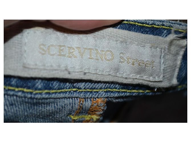 Vaqueros Ermanno Scervino Street Slim Azul Denim 40 IT - vista 3