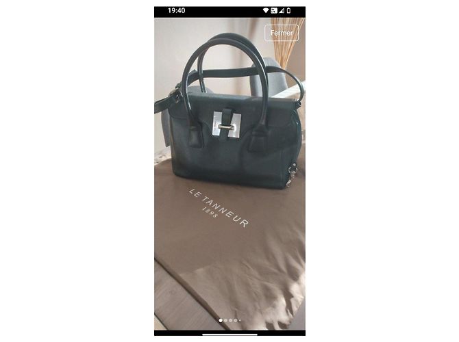 Borsa in pelle nera Le Tanneur Nero - vista 2