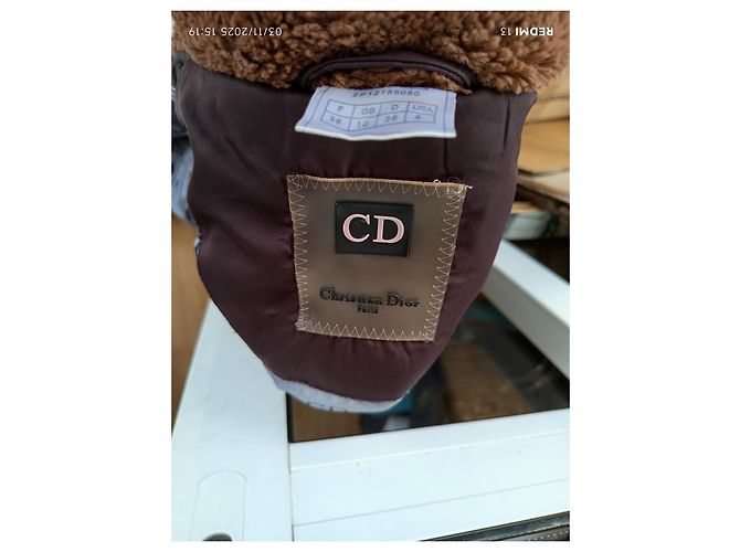 Giacca Dior in cotone marrone - vista 11