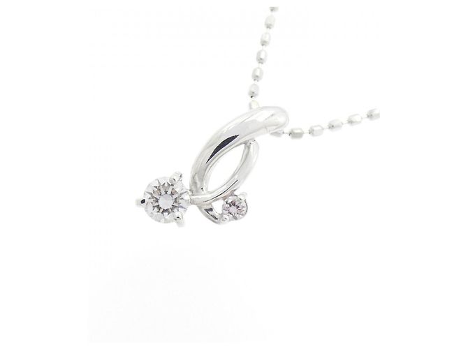Autre Marque Collana con diamanti Au750 Argento - vista 3