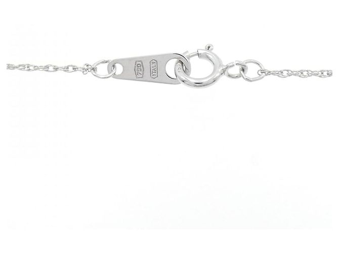 Autre Marque Collana con croce di diamante in oro bianco Au750 Argento - vista 5